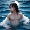 版权法律研究员王浩然的形象照，年轻男性律师，手持法律文件，背景为法院建筑，体现版权合规专业背景